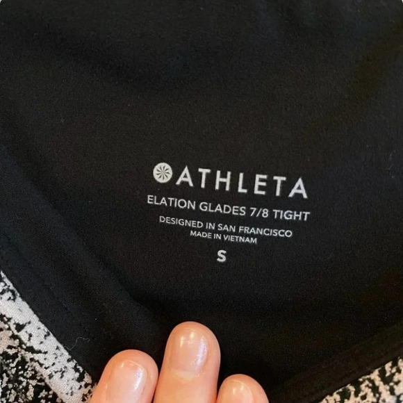 2-Pair of Athleta Elation Glade 7/8 Leggings Size Small - Picture 8 of 14